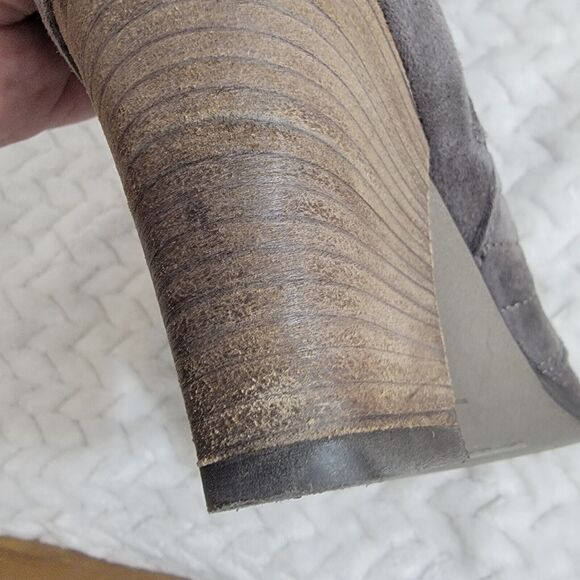 Paul Green Malibu Sliced Zip Ankle Booties UK‎ 5 US Size 7.5 Gray Metallic EUC - Picture 14 of 16